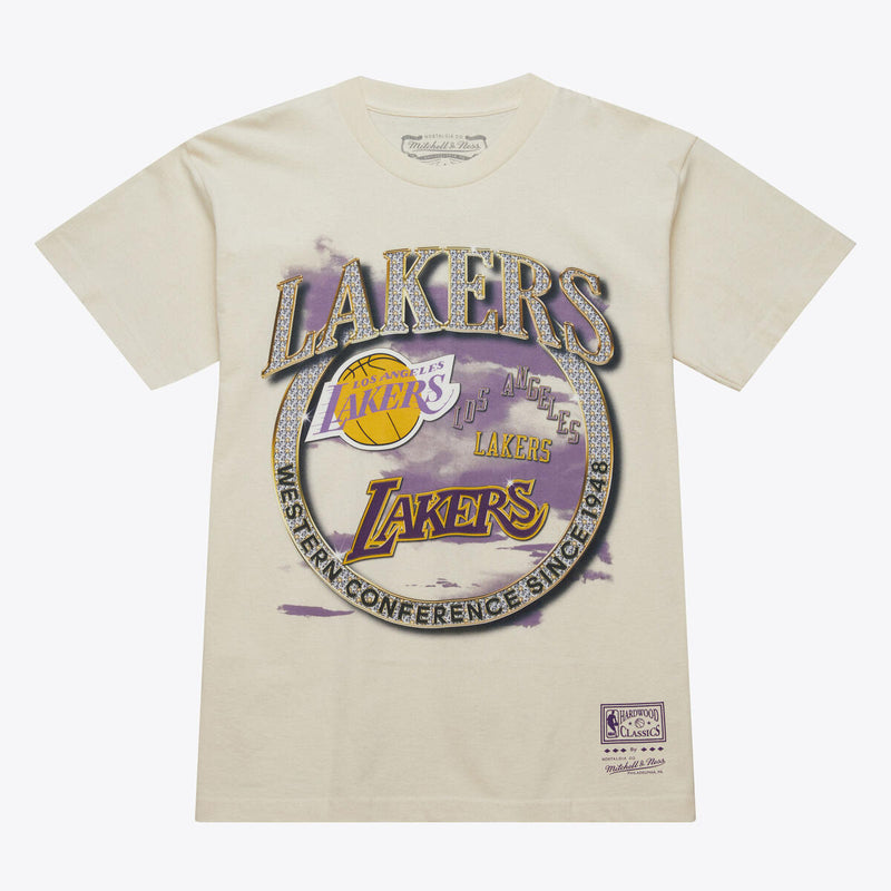 NBA CROWN JEWELS SS TEE HWC LAKERS NATURAL SS8186-LALNTRL - Image 1