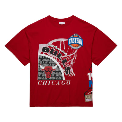 NBA LOGO BLAST SS TEE HWC BULLS Red SS8235-CBURED1 - Image 1
