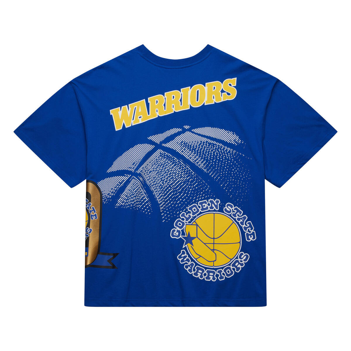NBA LOGO BLAST SS TEE HWC WARRIORS Blue SS8235-GSWBLUE - Image 3