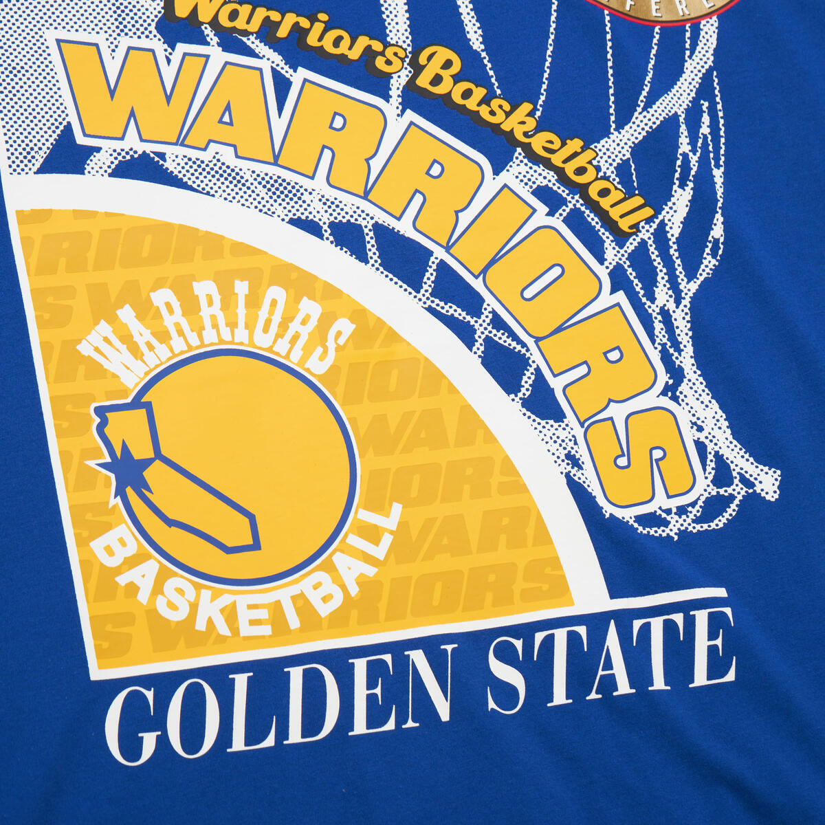 NBA LOGO BLAST SS TEE HWC WARRIORS Blue SS8235-GSWBLUE - Image 5