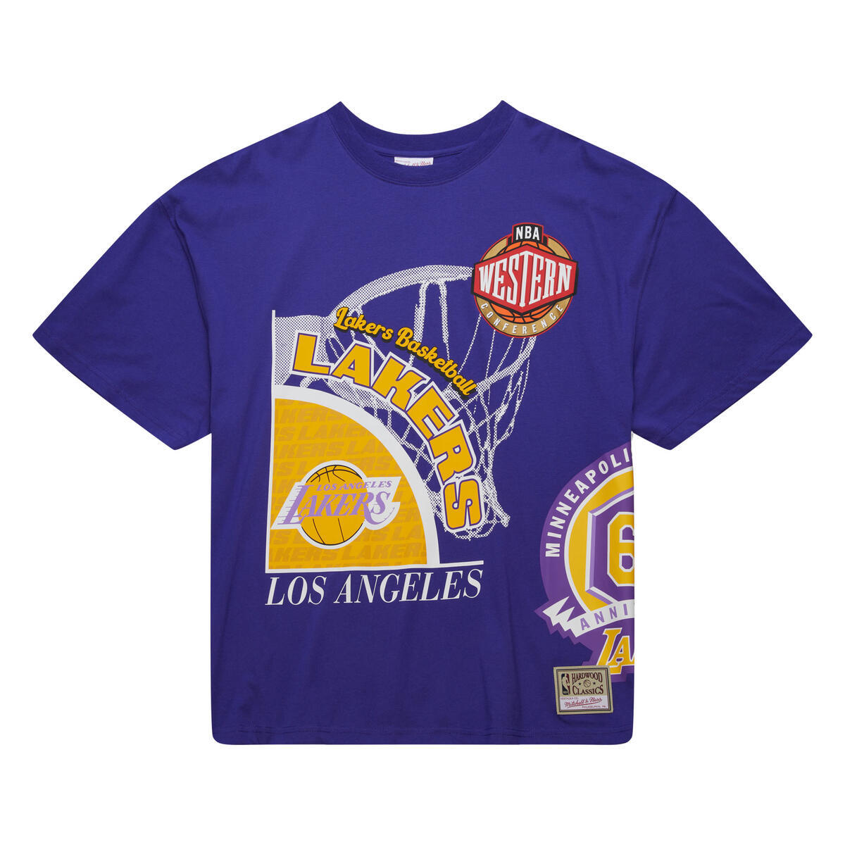 NBA LOGO BLAST SS TEE HWC LAKERS Purple SS8235-LALPURP - Image 1