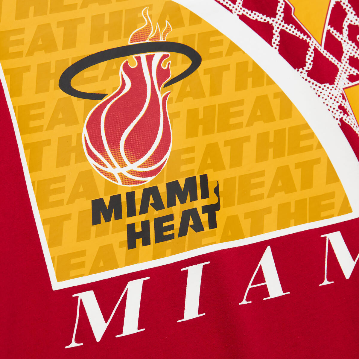 NBA LOGO BLAST SS TEE HWC HEAT - Red - Image 3