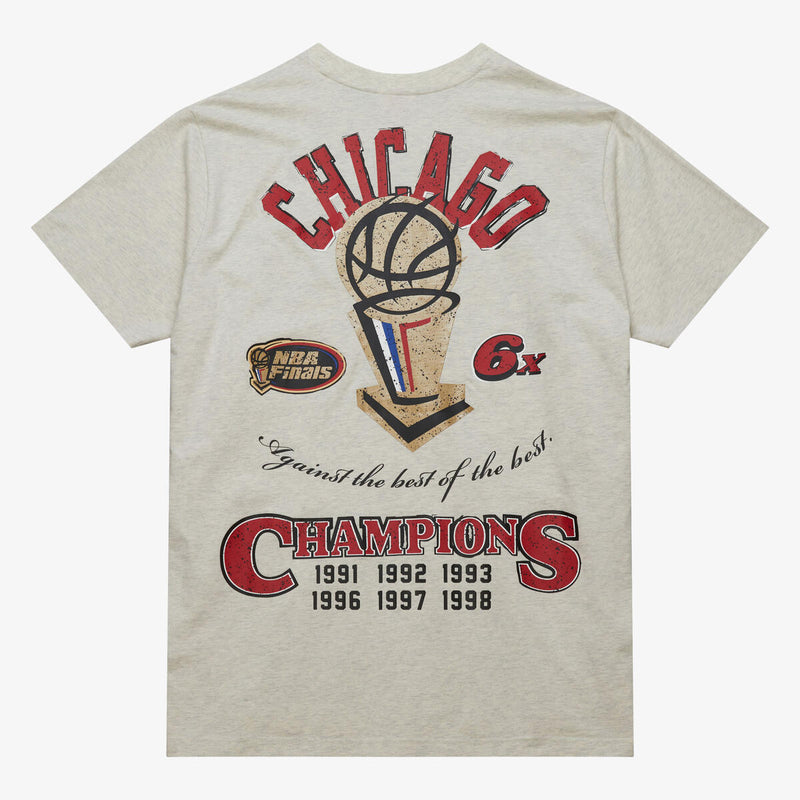 NBA LEGACY DEFINED SS TEE HWC BULLS Oatmeal Heather SS8412-CBUOTHT - Image 4