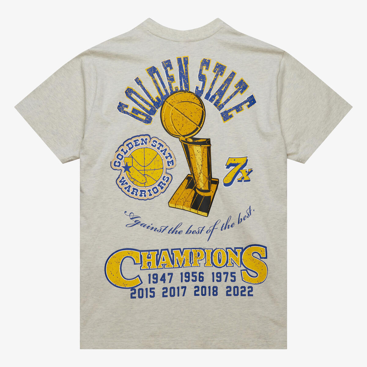 NBA LEGACY DEFINED SS TEE HWC WARRIORS Oatmeal Heather SS8412-GSWOTHT - Image 4