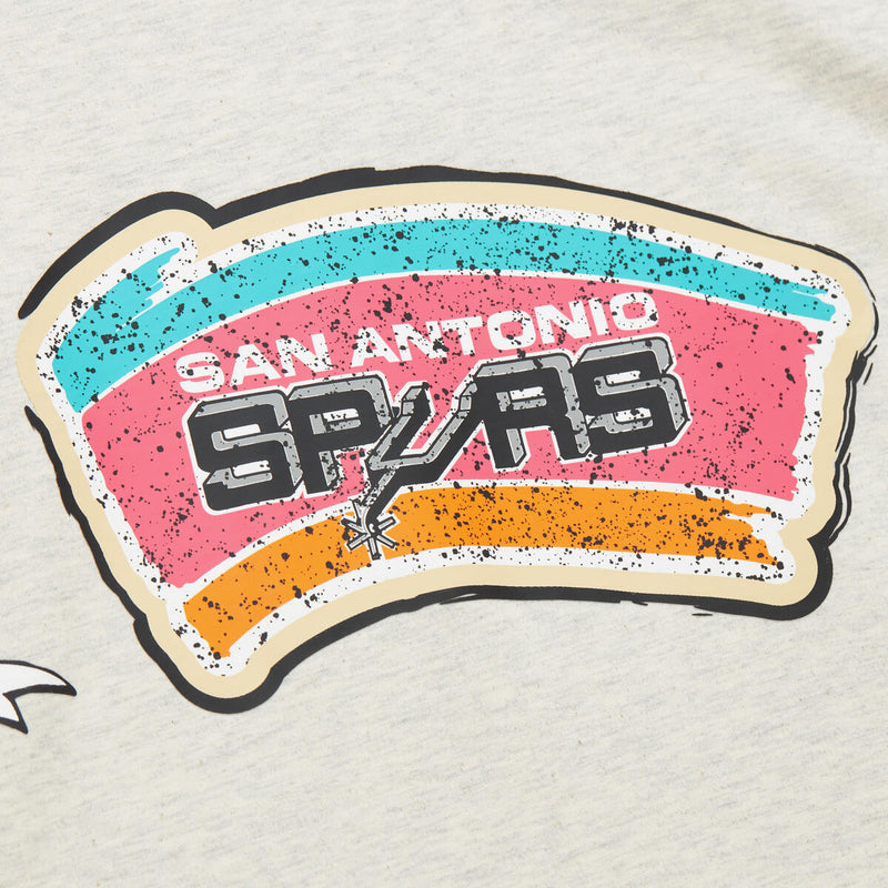 NBA LEGACY DEFINED SS TEE HWC SPURS Oatmeal Heather SS8412-SASOTHT - Image 8