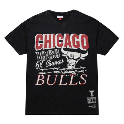 NBA SS TITLES TEE BULLS Black SS8919-CBUBLCK - Image 1