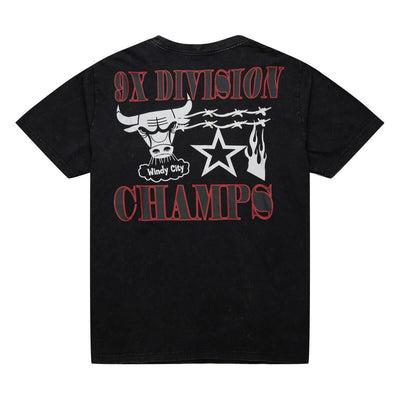 NBA SS TITLES TEE BULLS Black SS8919-CBUBLCK - Image 2