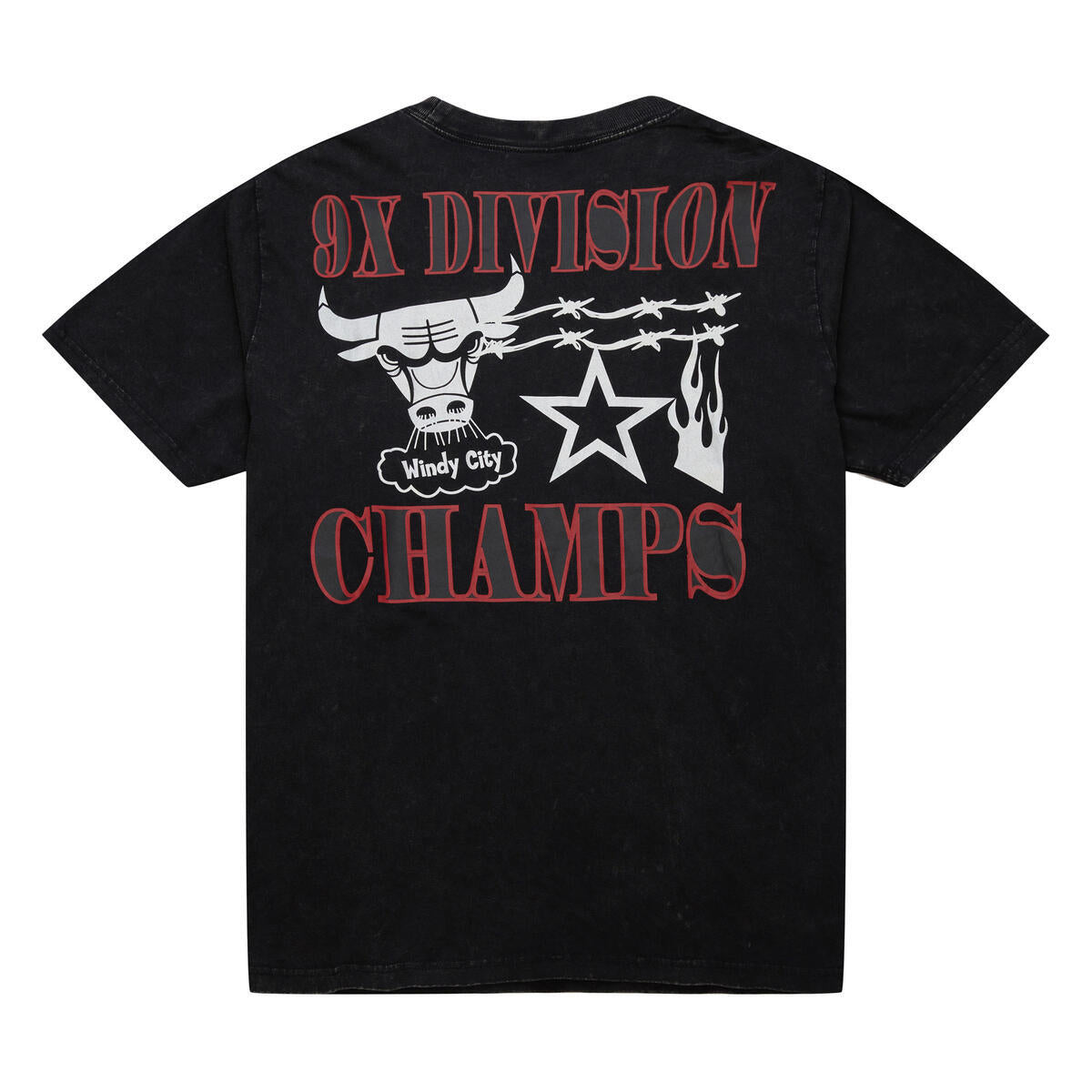 NBA SS TITLES TEE BULLS Black SS8919-CBUBLCK - Image 2
