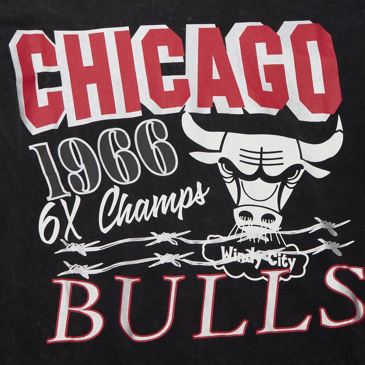 NBA SS TITLES TEE BULLS Black SS8919-CBUBLCK - Image 3