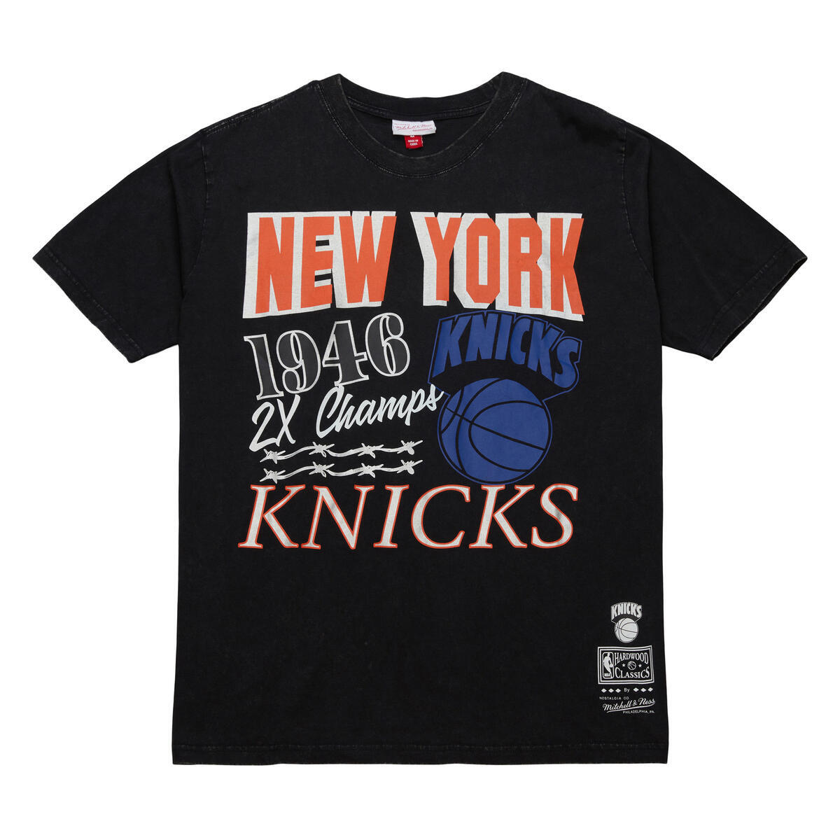 NBA SS TITLES TEE KNICKS Black SS8919-NYKBLCK - Image 1