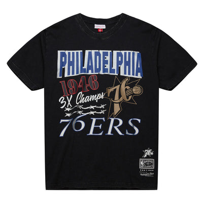 NBA SS TITLES TEE 76ERS Black SS8919-P76BLCK - Image 1