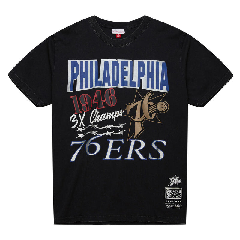 NBA SS TITLES TEE 76ERS Black SS8919-P76BLCK - Image 1