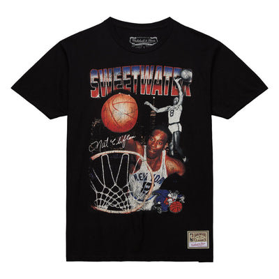 NBA PIONEER TEE KNICKS NAT CLIFTON Black SS9628-NYKBLCK - Image 1