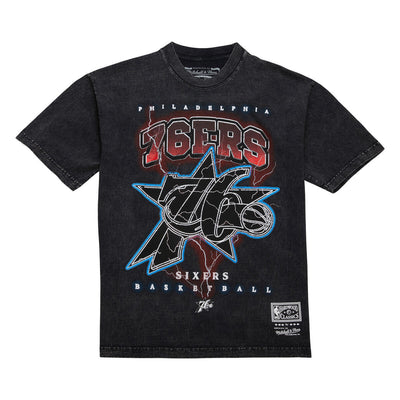 NBA OVERSIZED GRAPHIC TEE 76ERS - Image 1