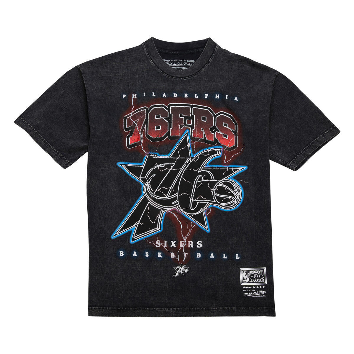 NBA OVERSIZED GRAPHIC TEE 76ERS - Image 1