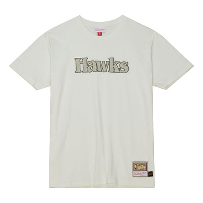 NBA CREAM SS TEE HAWKS Off White SSTE5208-AHAYYPPPOFWH - Image 1