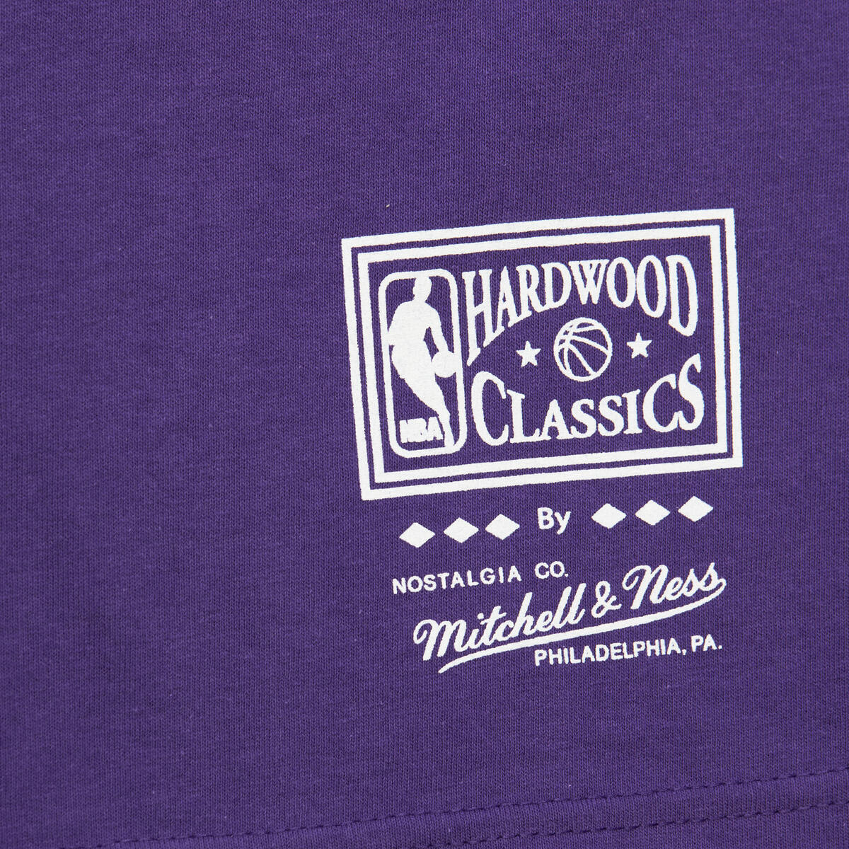 NBA DESTINATION LEISURE SS OVERSIZE TEE LAKERS - Purple - Image 4