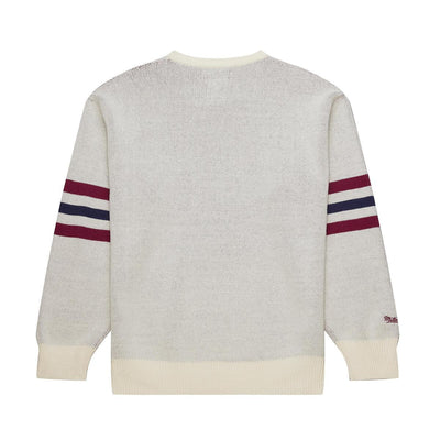NHL RETRO HELMET SWEATER CURRENT LOGO AVALANCHE Cream SW8081-CAVCREA - Image 2