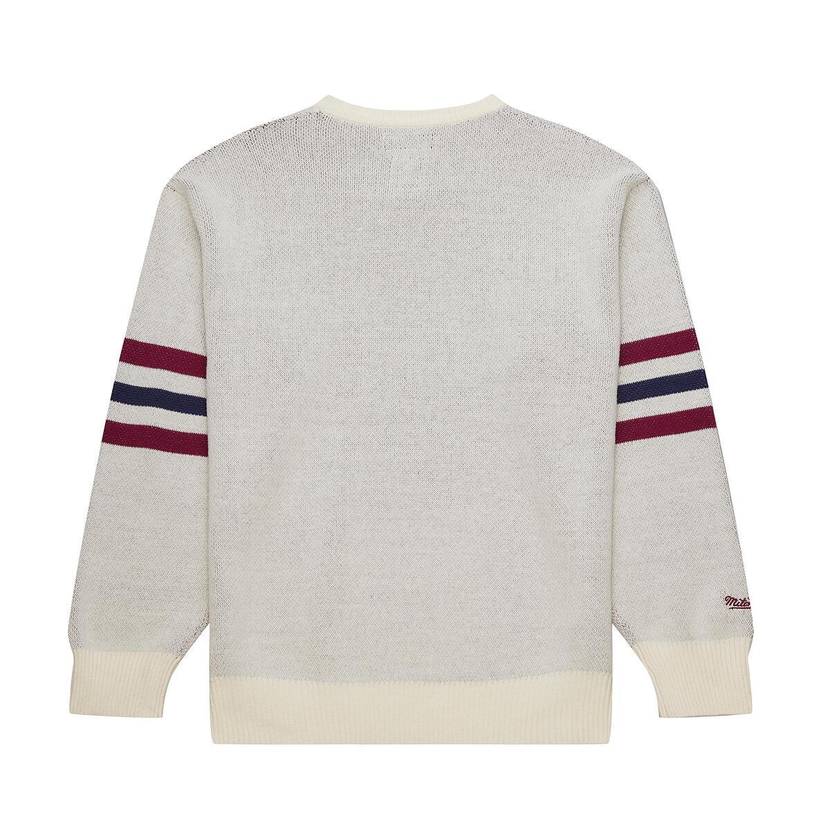 NHL RETRO HELMET SWEATER CURRENT LOGO AVALANCHE Cream SW8081-CAVCREA - Image 2