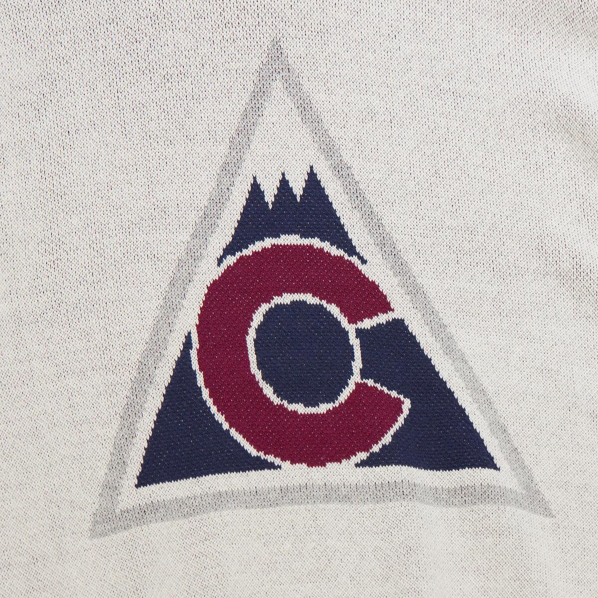 NHL RETRO HELMET SWEATER CURRENT LOGO AVALANCHE Cream SW8081-CAVCREA - Image 3