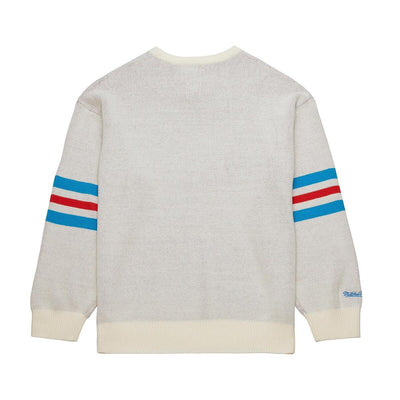 NHL RETRO HELMET SWEATER VINTAGE LOGO NORDIQUES Cream SW8459-QNOCREA - Image 2