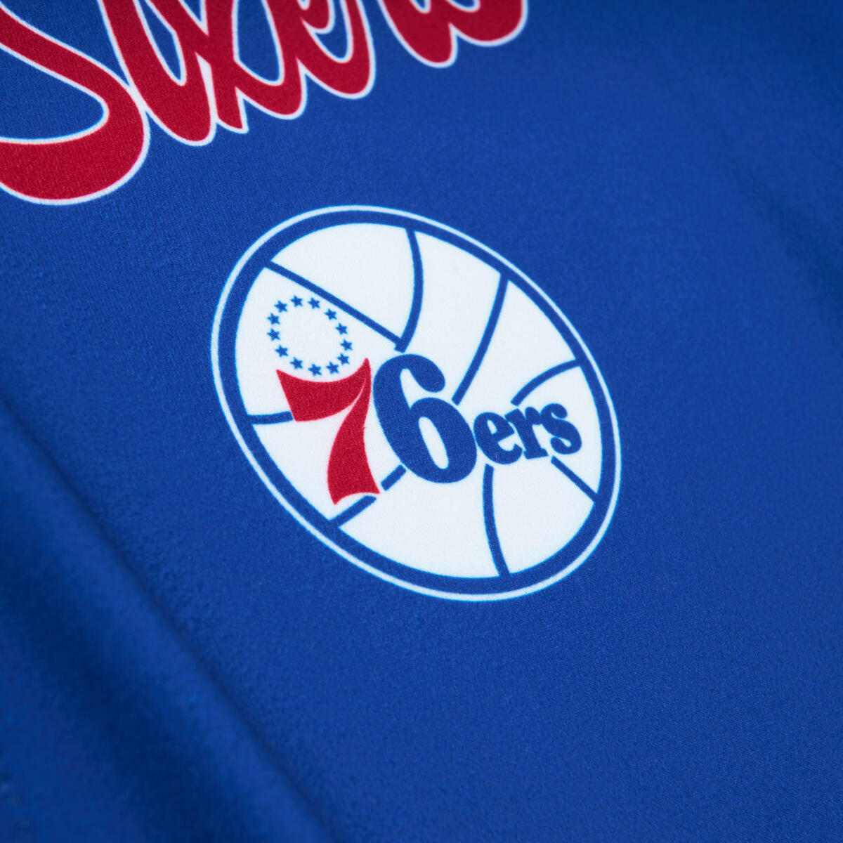 NBA WOMEN'S SS BUTTON CROP 76ERS - Blue - Image 8