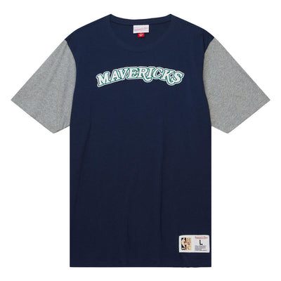NBA COLOR BLOCKED SS TEE MAVERICKS Navy TCRW1222-DMAYYPPPNAVY - Image 1