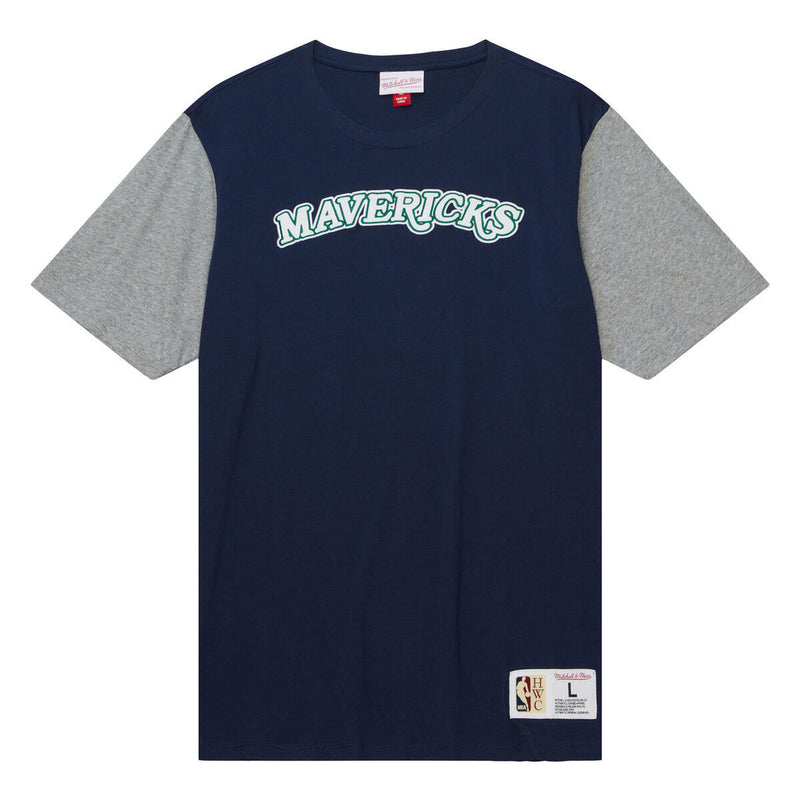 NBA COLOR BLOCKED SS TEE MAVERICKS Navy TCRW1222-DMAYYPPPNAVY - Image 1
