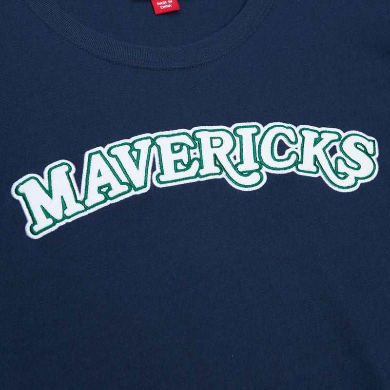 NBA COLOR BLOCKED SS TEE MAVERICKS Navy TCRW1222-DMAYYPPPNAVY - Image 3