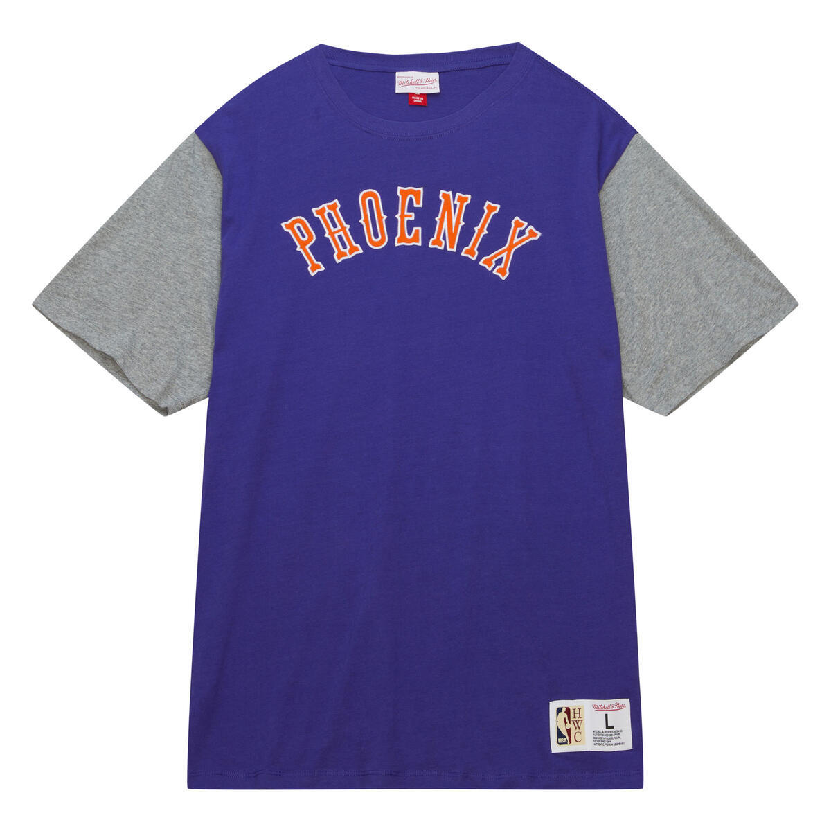 NBA COLOR BLOCKED SS TEE SUNS Purple TCRW1222-PSUYYPPPPURP - Image 1