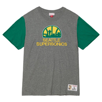 NBA COLOR BLOCKED SS TEE SUPERSONICS - Image 1