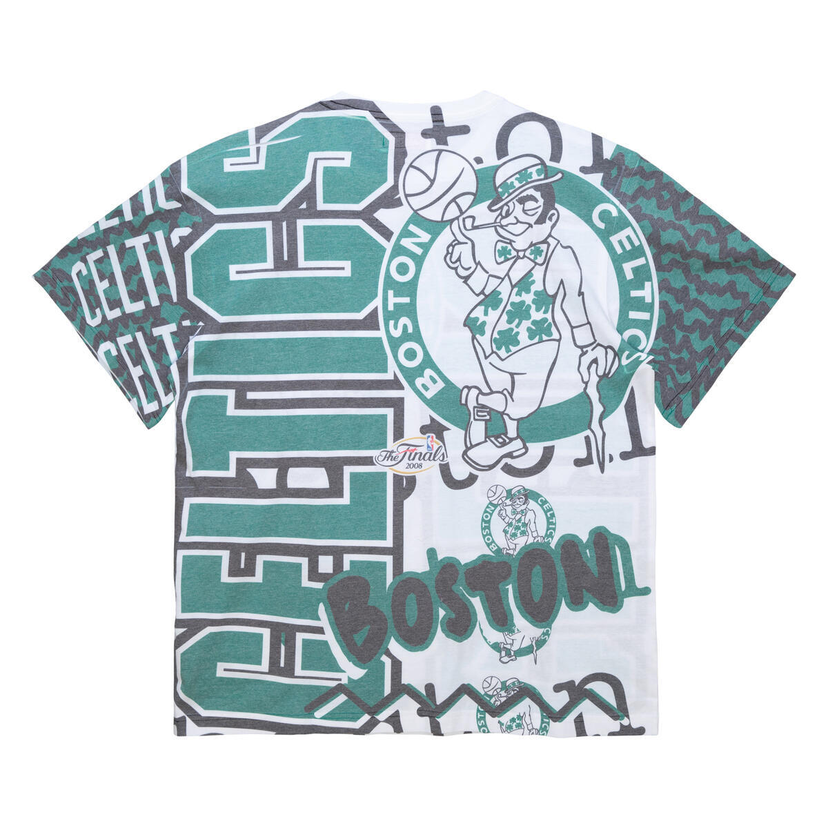 NBA JUMBOTRON 2.0 SUBLIMATED SS TEE CELTICS White TCRW1233-BCEYYPPPWHIT - Image 2