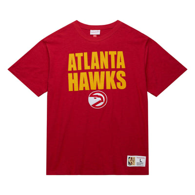 NBA LEGENDARY SLUB SS TEE HAWKS Scarlet TCRW5507-AHAYYPPPSCAR - Image 1