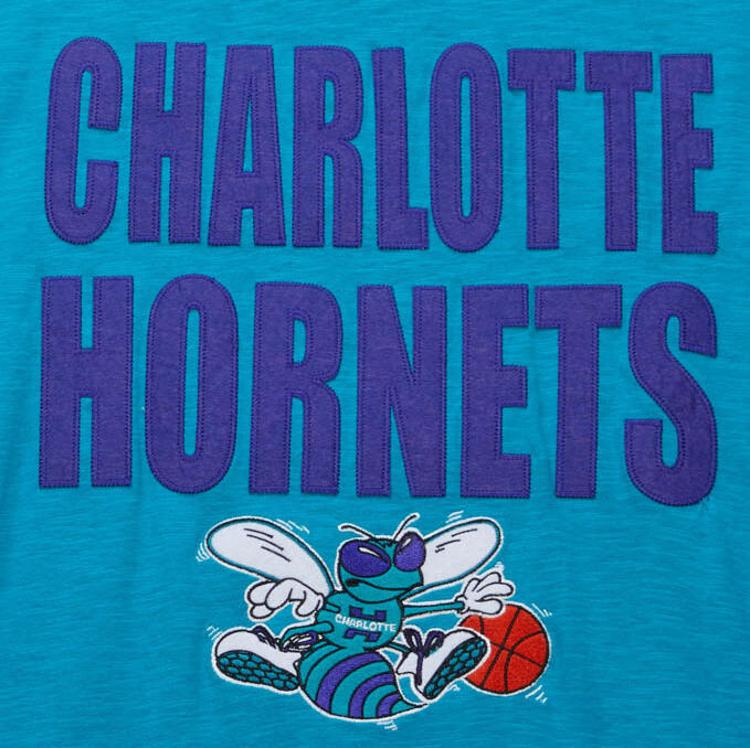 NBA LEGENDARY SLUB SS TEE HORNETS Hornets Blue TCRW5507-CHOYYPPPHRBL - Image 3