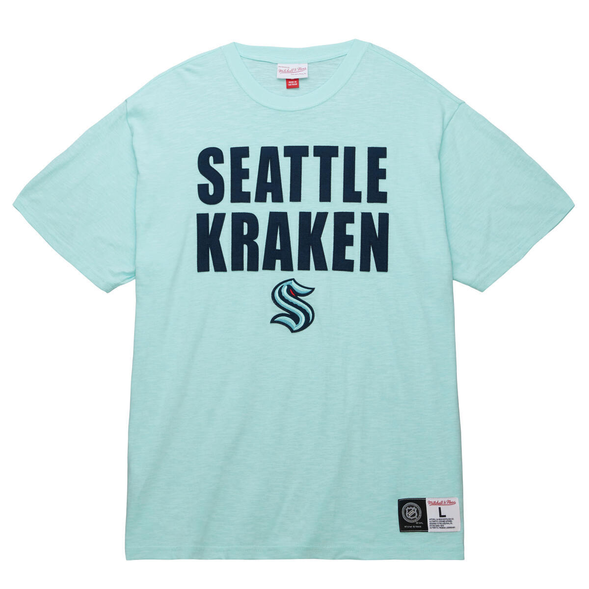 NHL LEGENDARY SLUB SS TEE KRAKEN Light Blue TCRW5507-SKRYYPPPLTBL - Image 1