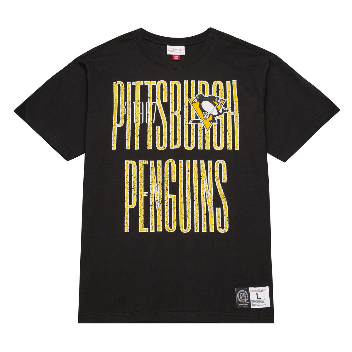 NHL TEAM OG PREMIUM SS TEE PENGUINS Black TCRW5526-PPEYYPPPBLCK - Image 1