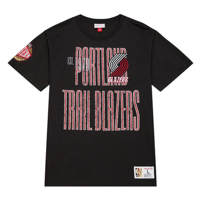 NBA TEAM OG PREMIUM SS TEE TRAIL BLAZERS Black TCRW5526-PTBYYPPPBLCK - Image 1