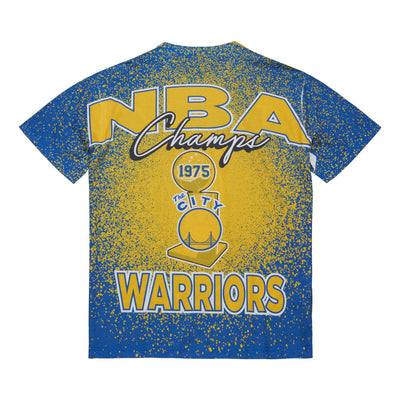 NBA CHAMP CITY SUBLIMATED SS TEE WARRIORS Multi-White TCRW5925-GSWYYPPPMTWH - Image 2