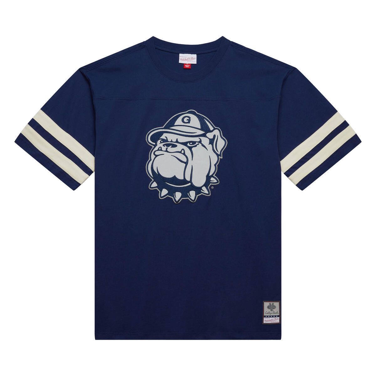 NCAA HEAVYWEIGHT YOKE SS TEE VINTAGE LOGO GEORGETOWN Navy TCRW6591-GTWYYPPPNAVY - Image 1