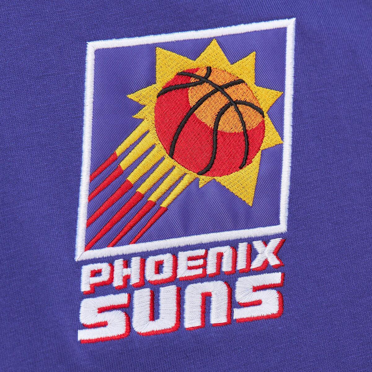 NBA JACQUARD RINGER SS TEE VINTAGE LOGO SUNS Purple TCRW6601-PSUYYPPPPURP - Image 3