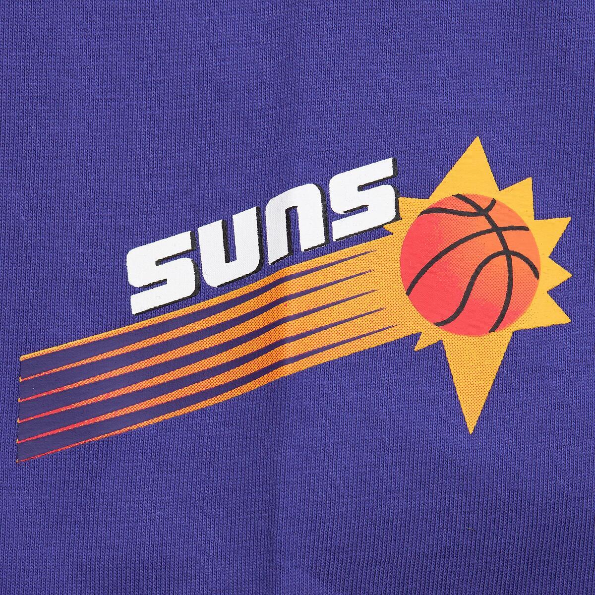NBA JACQUARD RINGER SS TEE VINTAGE LOGO SUNS Purple TCRW6601-PSUYYPPPPURP - Image 5