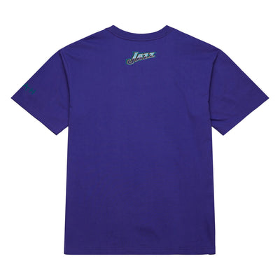 NBA HEAVYWEIGHT PREMIUM PLAYER TEE VINTAGE LOGO JAZZ KARL MALONE - Image 2