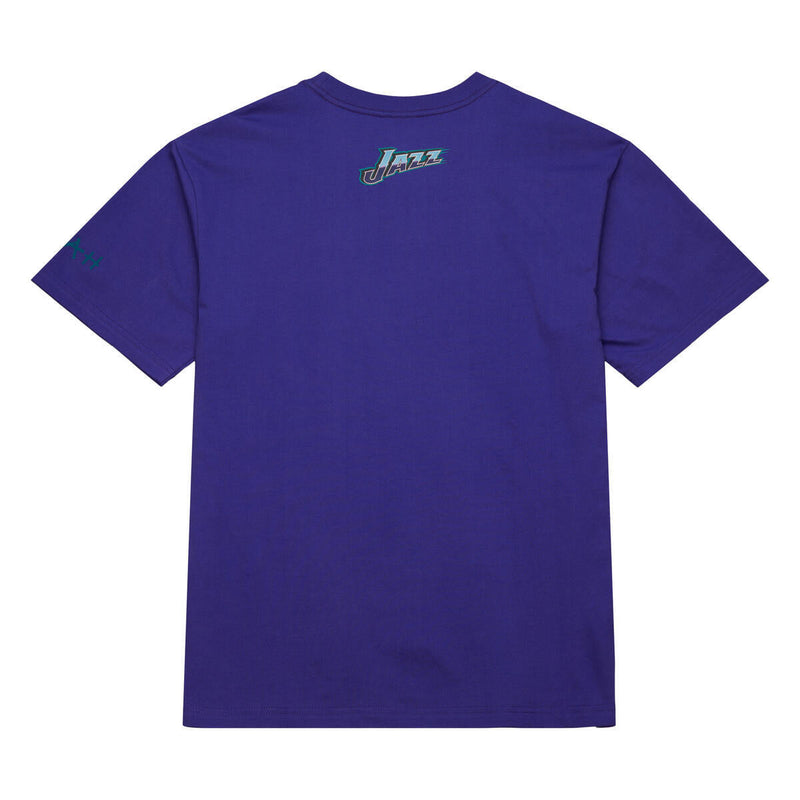 NBA HEAVYWEIGHT PREMIUM PLAYER TEE VINTAGE LOGO JAZZ KARL MALONE - Image 2