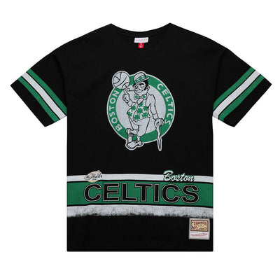 NBA FASHION OVERSIZED SS TEE VINTAGE LOGO CELTICS Black TCRW6624-BCEYYPPPBLCK - Image 1