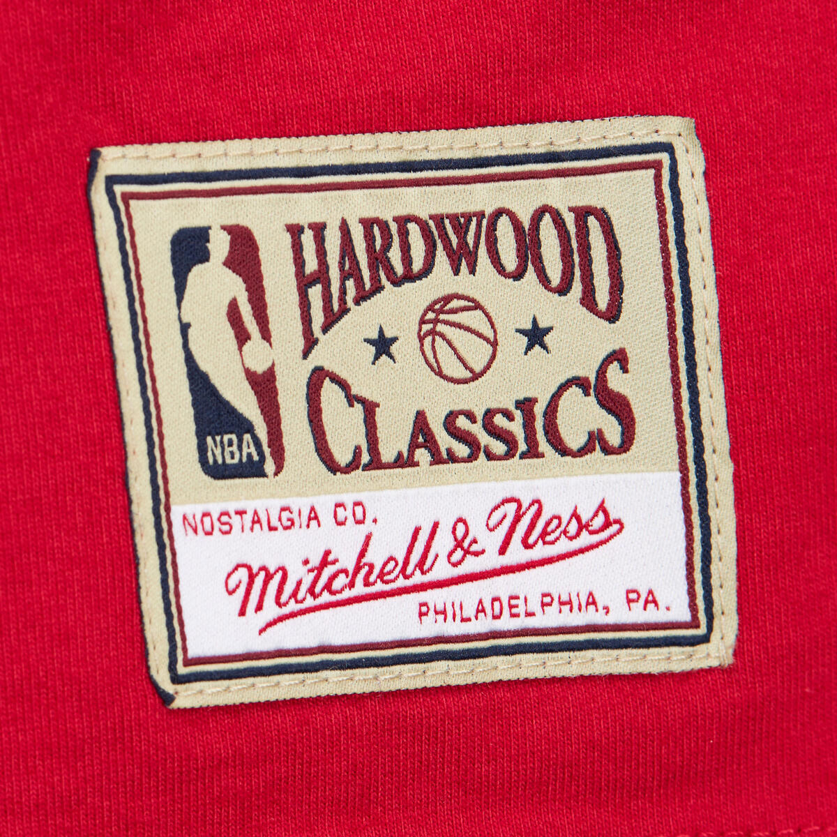 NBA FASHION OVERSIZED SS TEE VINTAGE LOGO ROCKETS Scarlet TCRW6624-HROYYPPPSCAR - Image 5