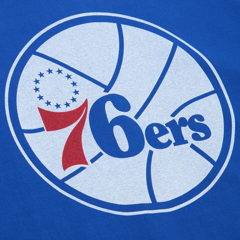 NBA FASHION OVERSIZED SS TEE VINTAGE LOGO 76ERS Royal TCRW6624-P76YYPPPROYA - Image 3