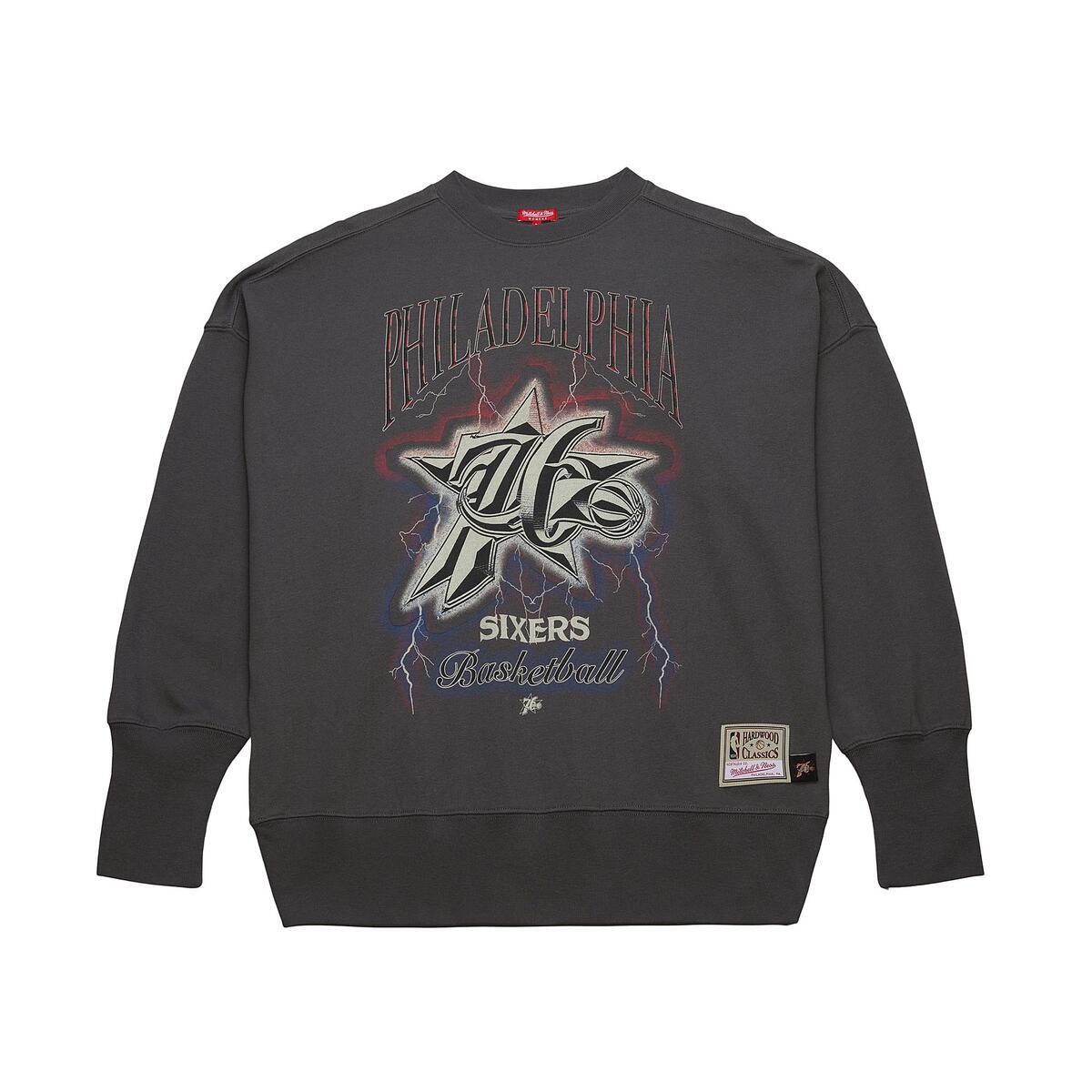 NBA WOMEN'S LOGO LIGHTWEIGHT CREW 4.0 76ERS - Image 1