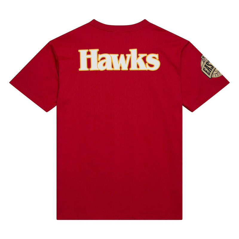NBA TEAM OG 2.0 PREMIUM SS TEE VINTAGE LOGO HAWKS Scarlet TCRW7096-AHAYYPPPSCAR - Image 1
