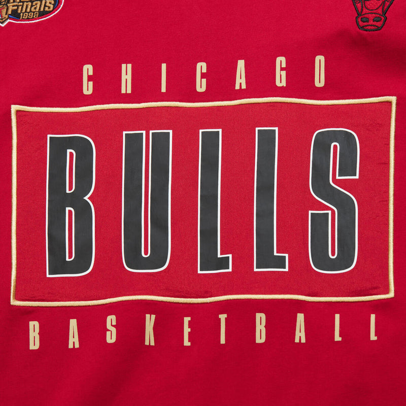 NBA TEAM OG 2.0 PREMIUM SS TEE VINTAGE LOGO BULLS - Scarlet - Image 7