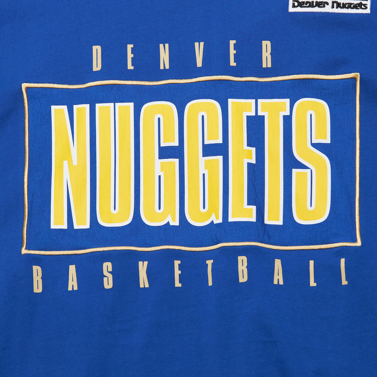 NBA TEAM OG 2.0 PREMIUM SS TEE VINTAGE LOGO NUGGETS Royal TCRW7096-DNUYYPPPROYA - Image 5